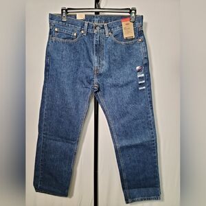 Levi's 505 Regular Fit Blue Jeans Men 34x29 NWT